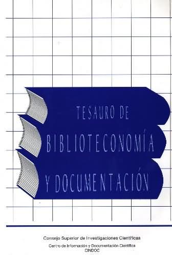Tesauro Biblioteconomia y documentacion